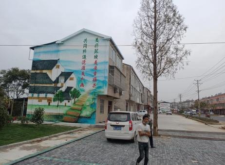 庐山市墙绘的制作流程