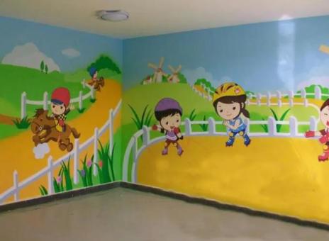 庐山市幼儿园墙体彩绘制作流程及注意事项