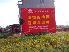 庐山市农村墙体广告给农村人民带来方便