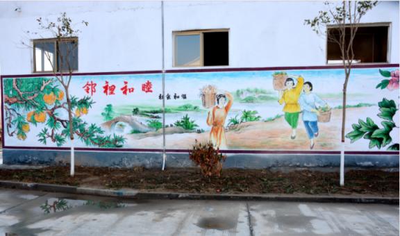 庐山市乡镇文化墙 乡风文明焕发新活力