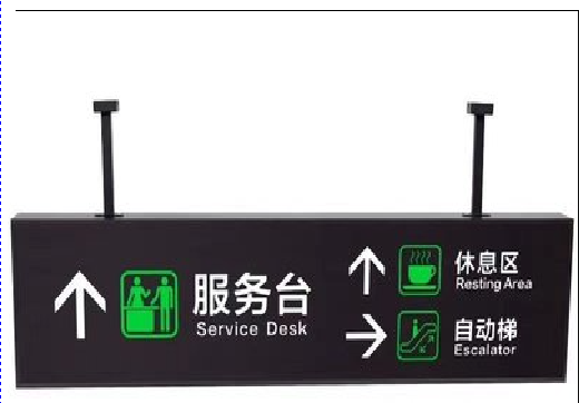 庐山市吊牌灯箱制作流程。