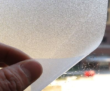 庐山市玻璃门外面粘广告用什么材料好？